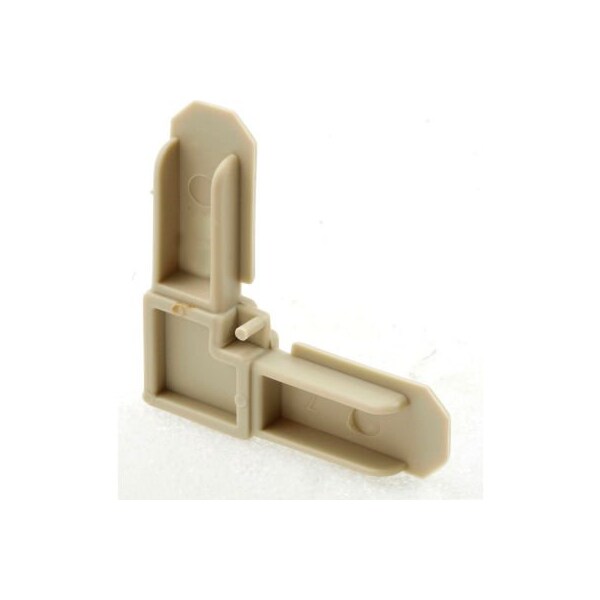 Prime-Line - Screen Frame Corner, 3/4in X 3/8in, Almond Plastic, 100 Pack